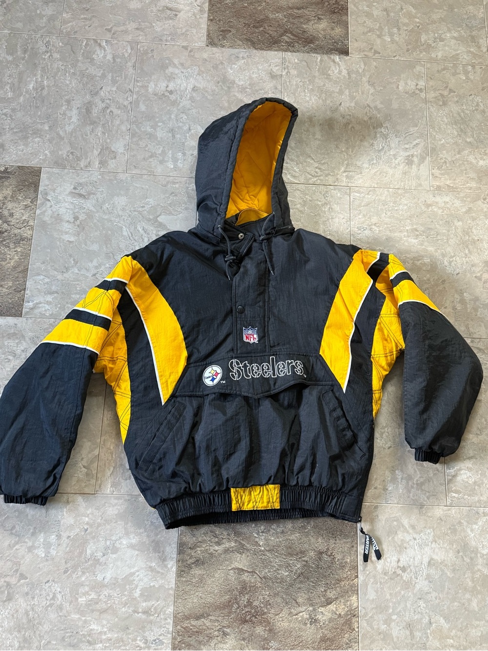 Starter Vintage Pittsburgh Steelers Pullover Jacket
